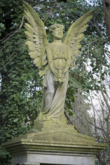 Angel Statue, Abney Cemetery, London