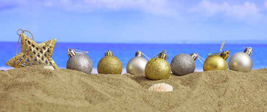 Christmas On A Sandy Beach