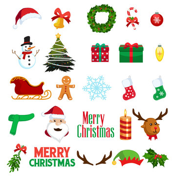Christmas Winter Clipart Icons