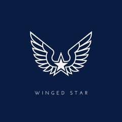 Winged star