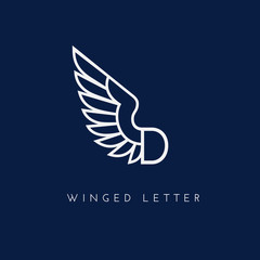 Winged letter