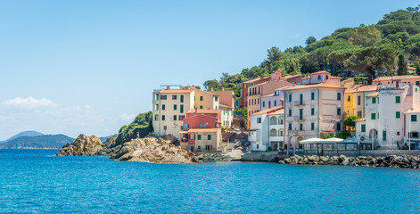 Fototapeta na wymiar Scenic sight in Marciana Marina, Elba Island, Tuscany, Italy