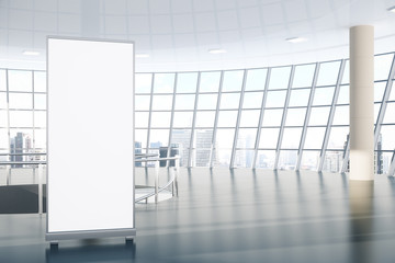 Empty ad stand