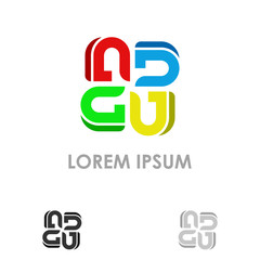 G group lowercase flat logo design template. Colorful media icon. Vision Logotype concept idea.
