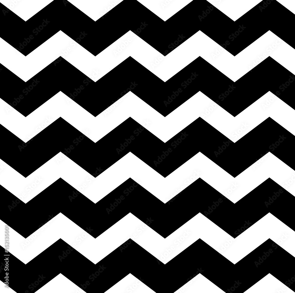 Poster black and white zig zag line texture background vector