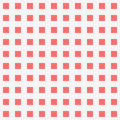 Red Square dot pattern background vector illustration