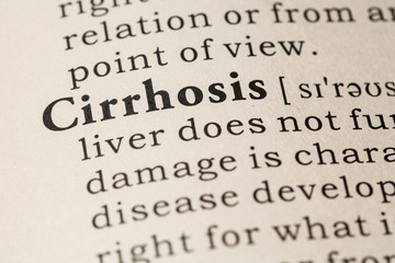 Obraz premium definition of cirrhosis