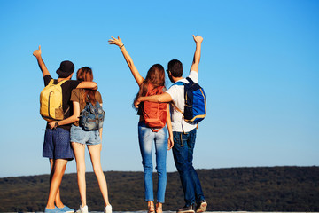 summer vacation and traveling, friendship and love, freedom and success