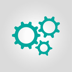 Gear icon.The development and management of business processes.