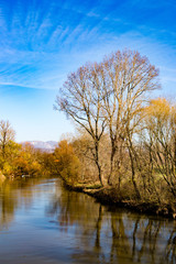A beautiful autumn river