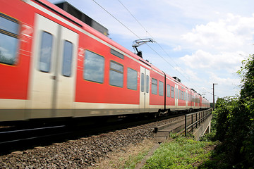 Fototapeta na wymiar Züge und Lokomotive