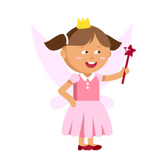 Princesses vector set cute collection of beautiful characters