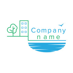 Contour logo for a construction company