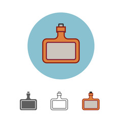 bottle of hard alcohol icon 