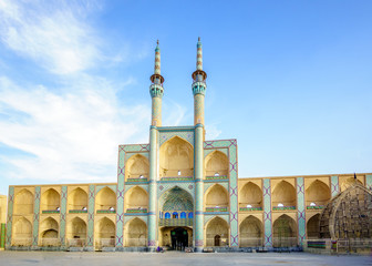 View on Amir Chakhmaq Mosque Complex in Yazd, Iran