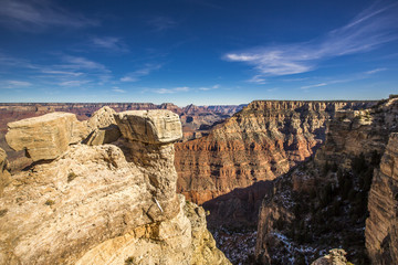 Fototapeta na wymiar View of Grand Canyon South Rim.