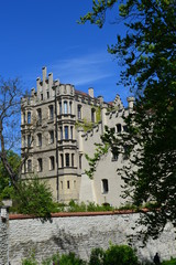 Fototapeta na wymiar Königliche Villa - Sommerresidenz für König Maximilian II in Regensburg