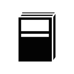 academic book icon over white background. vector illustration