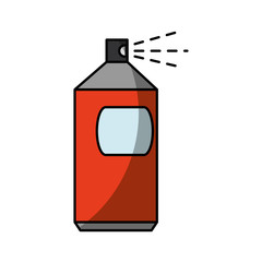 spray bottle icon over white background. vector illustration