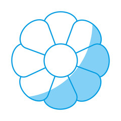 beautiful flowers icon over white background. vector illustration