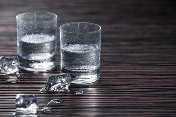 Shots of vodka