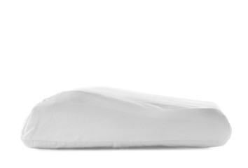 Orthopedic pillow isolated on white