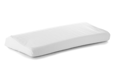 Orthopedic pillow isolated on white