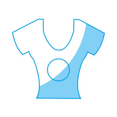 Women blouse icon over white background. vector illustration