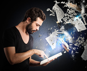 Reading books with an E-book