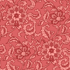 Seamless floral background pattern