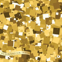 Gold glitter texture. Background for your design. Vector