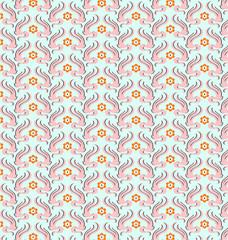 Zig-zag-patterned geometric