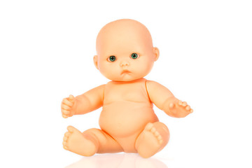 baby doll isolated on white background