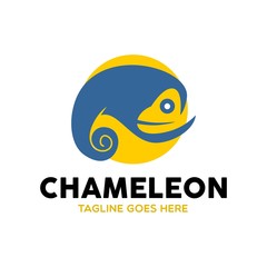 Unique Chameleon Logo