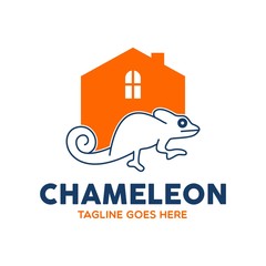 Unique Chameleon Logo
