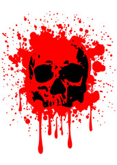 skull blood