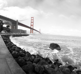 Golden Gate Red Bridge