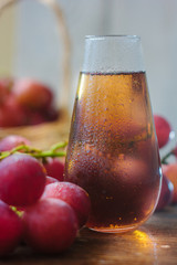Grape juice in glass