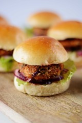 Salmon Sliders