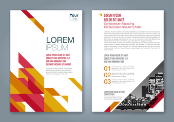 Abstract minimal geometric shapes polygon design background for business annual report book cover brochure flyer poster