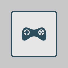 Gamepad icon. Vector. Flat design style. Joypad symbol.