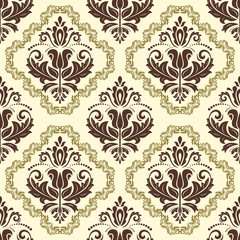 Classic seamless vector pattern. Traditional orient ornament. Classic vintage background