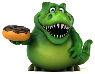 Fun dinosaur - 3D Illustration © Julien Tromeur