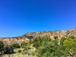 Canyons of Palo Duro State Park in Canyon Texas