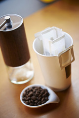 Hand drip coffee 