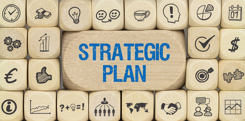 Strategic Plan / Würfel mit Symbole