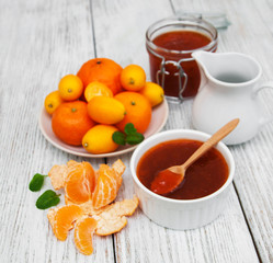Delicious mandarine  jam