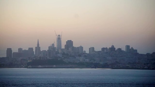 Sunset over San Francisco Bay