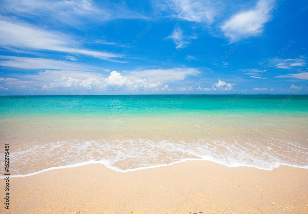 Wall mural beach and tropical sea