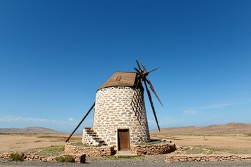 Fuerteventura, stone windmill